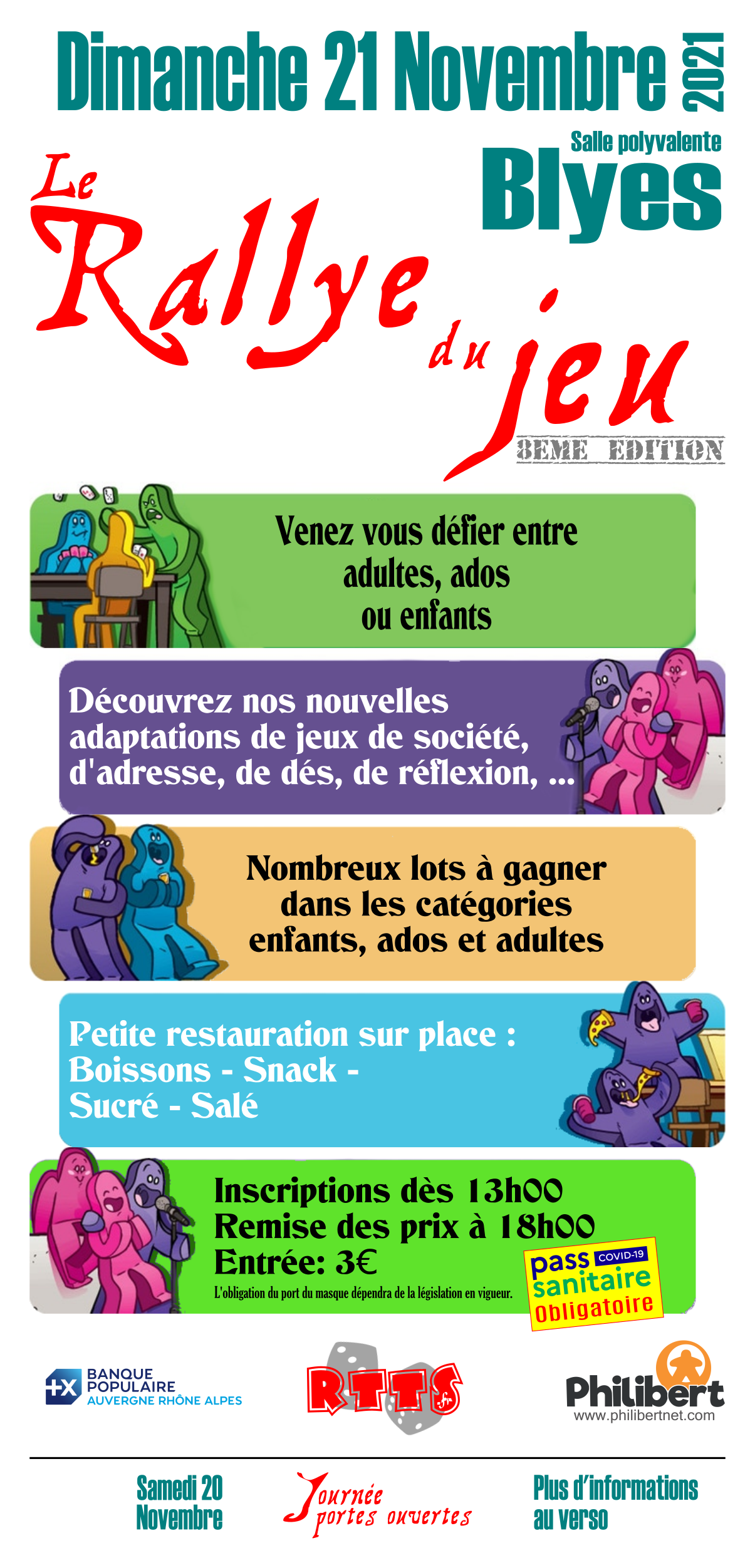 Flyer Rallye du jeu du 21 Novembre 2021